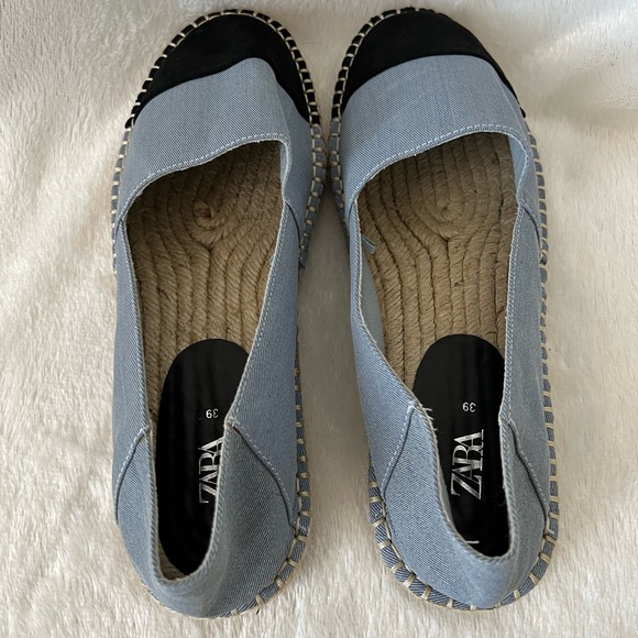 ZARA ESPARTO ESPADRILLES, SIZE EU 39, US 8 - Picture 3 of 7